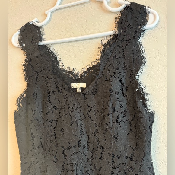 Joie Nikolina Mini Black Lace Dress - Picture 3 of 5